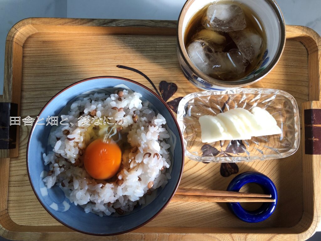 もち麦朝食