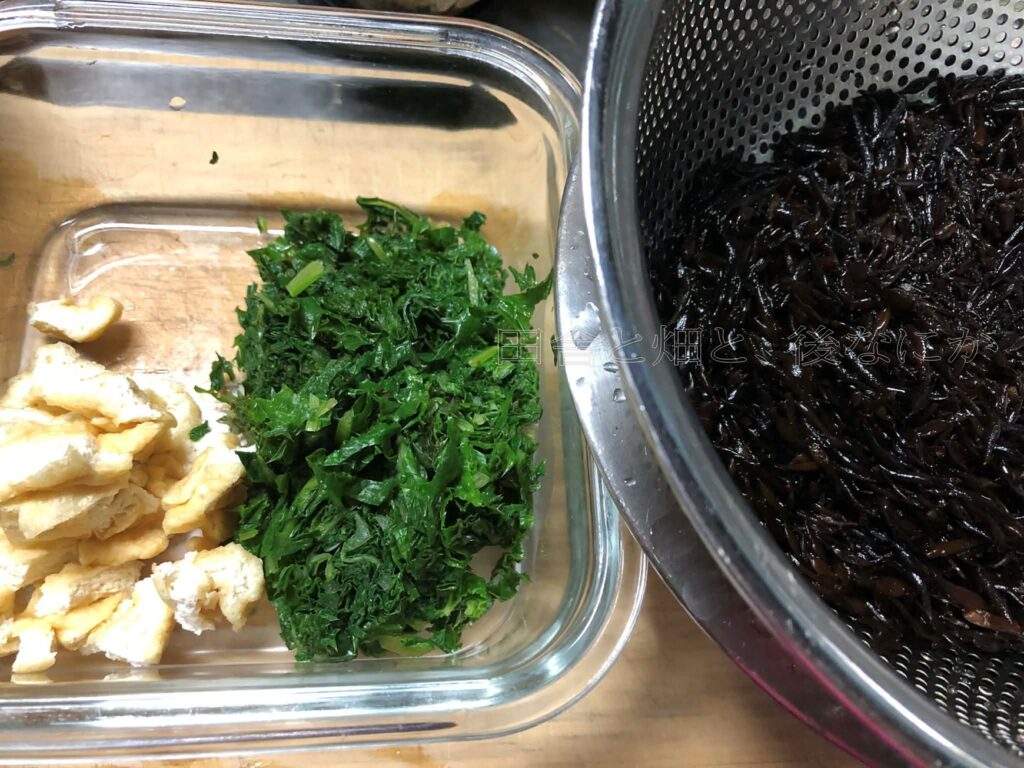 オニノゲシ野草を食す